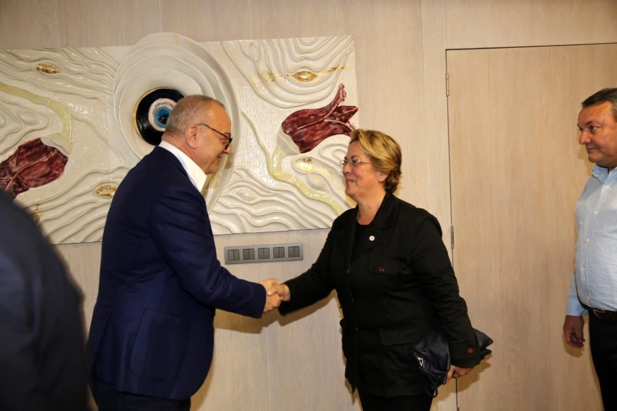 Zeytin Diyarından Başkan Ergün\'e ziyaret