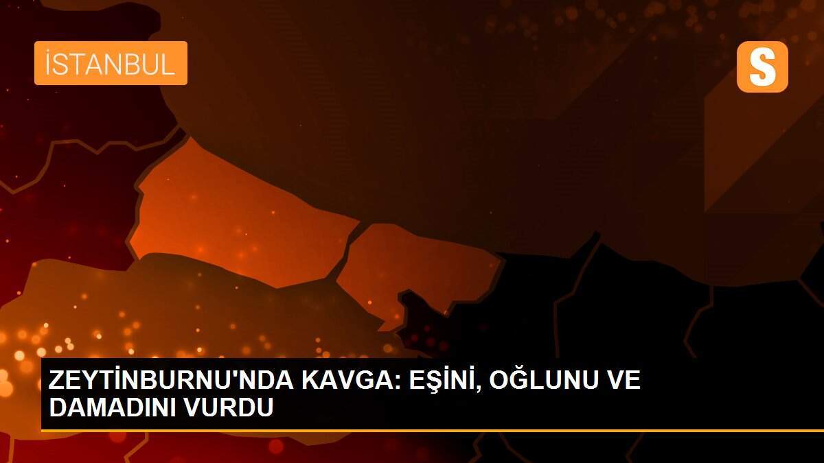 ZEYTİNBURNU\'NDA KAVGA: EŞİNİ, OĞLUNU VE DAMADINI VURDU