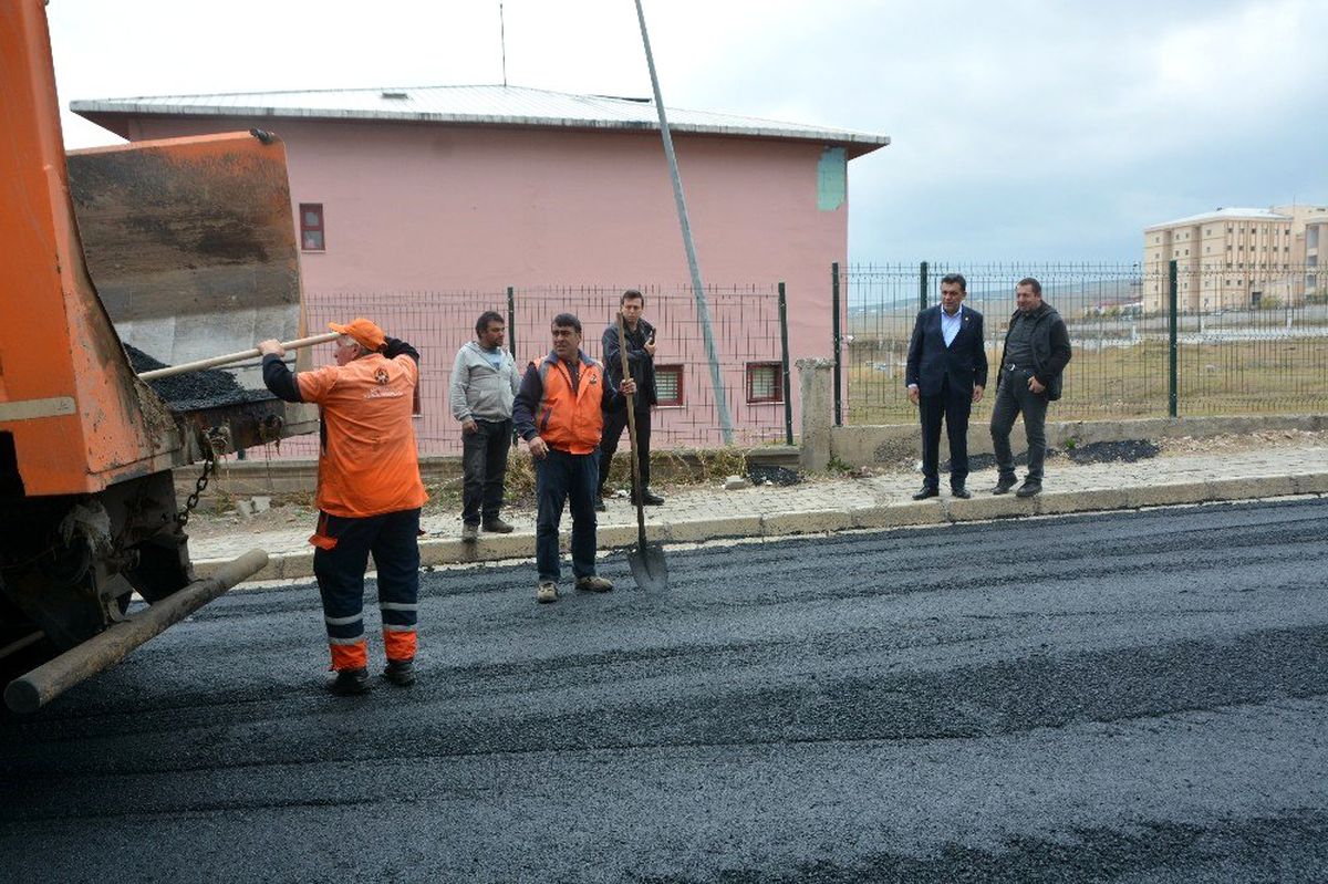 Ardahan\'da hastane yolu yenilendi