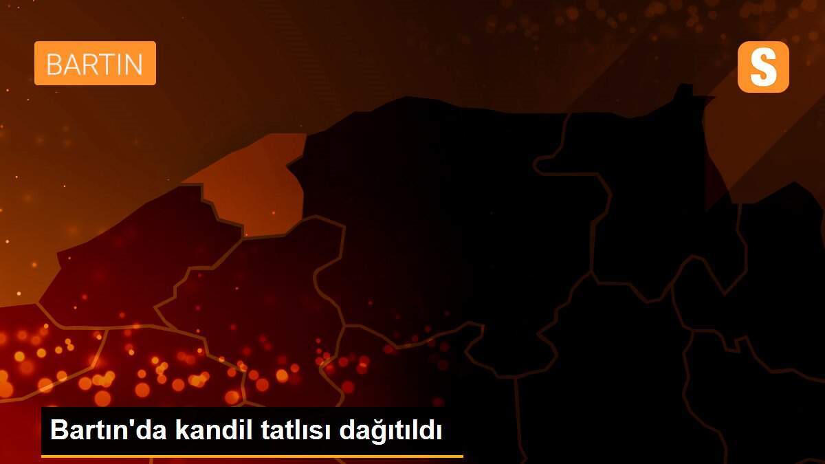 Bartın\'da kandil tatlısı dağıtıldı