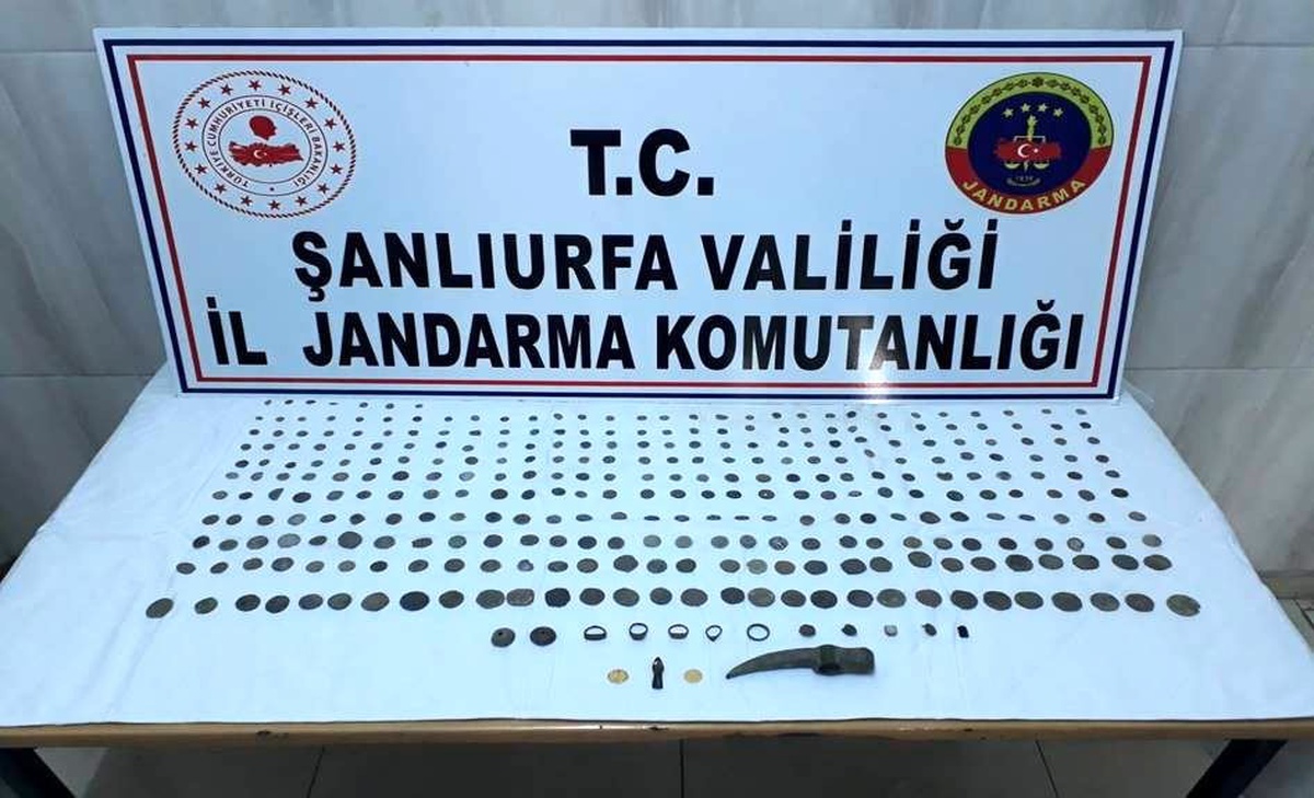 Şanlıurfa\'da 333 adet tarihi eser ele geçirildi