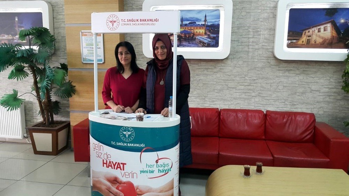 Çorum İl Sağlık Müdürlüğü organ bağışına dikkat çekti