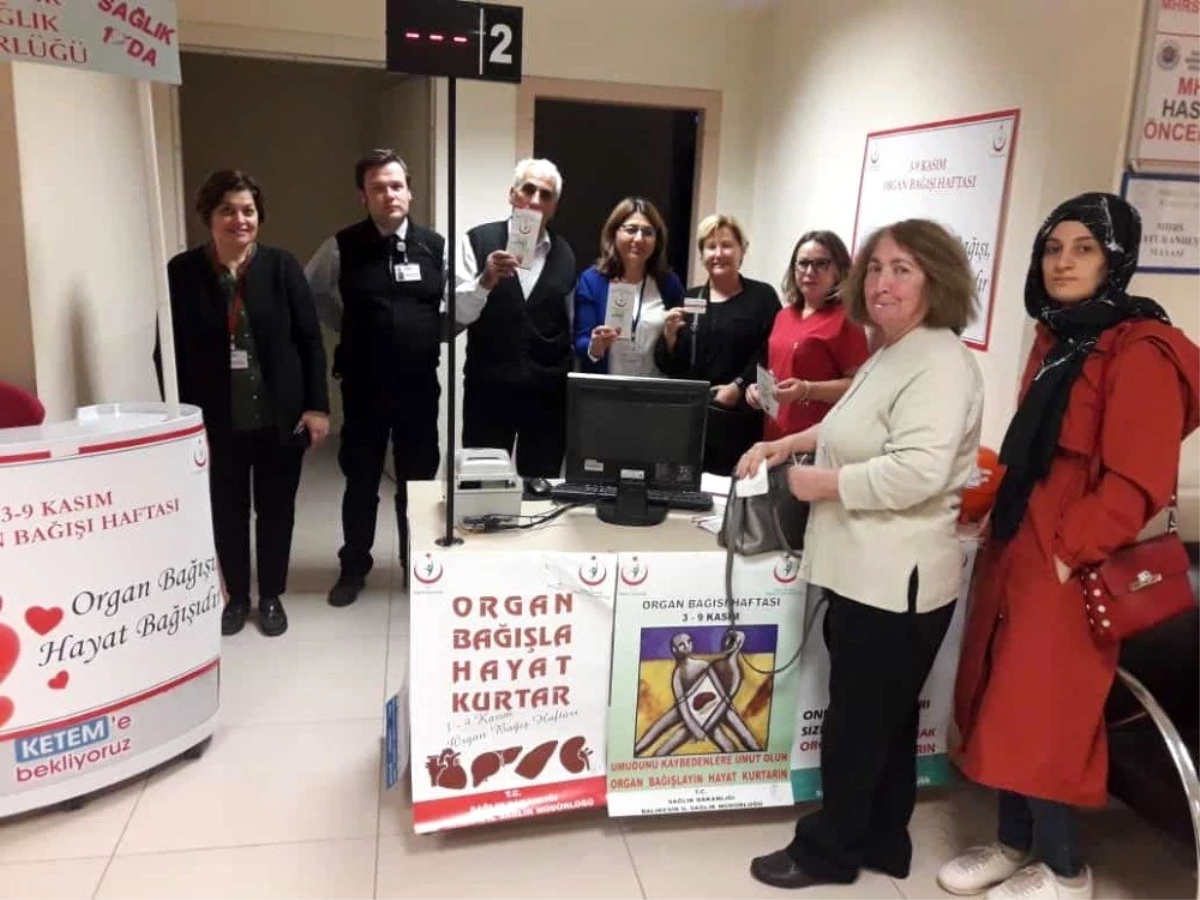 Erdek\'te organ bağışı kampanyası