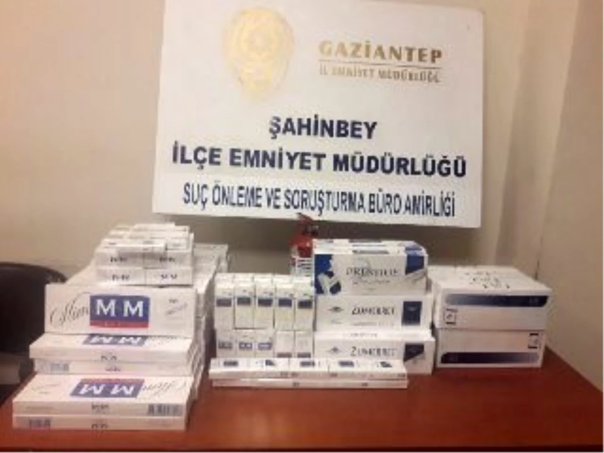 Gaziantep\'te 665 paket kaçak sigara ele geçirildi