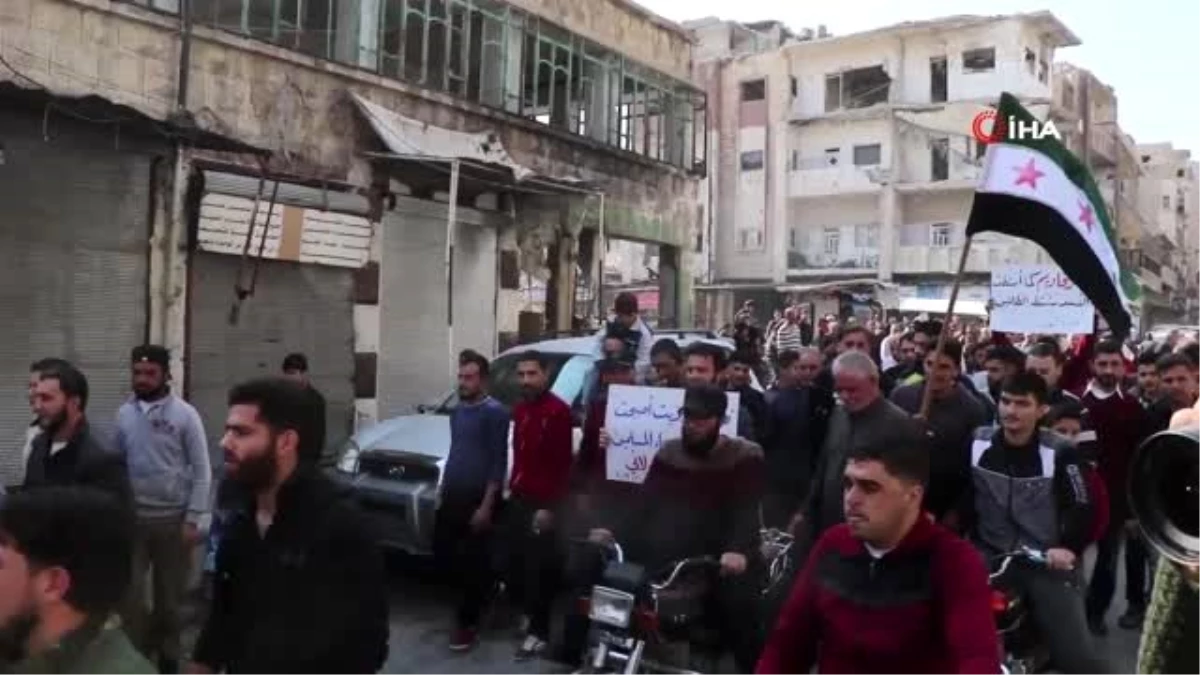 İdlib\'te Htş Protesto Edildi