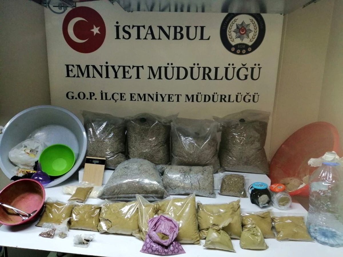 İstanbul polisinden uyuşturucu operasyonu: 22 kilo bonzai ele geçirildi