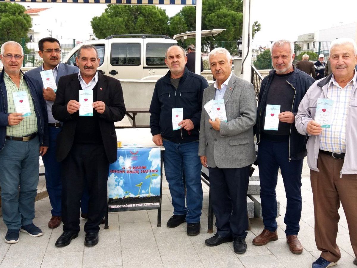 Lapseki\'de organ bağışı bilgilendirme standı kuruldu