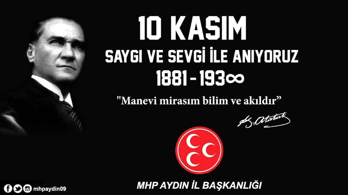 MHP İl başkanı Pehlivan: Atatürk Türk Milletinin ortak değeridir