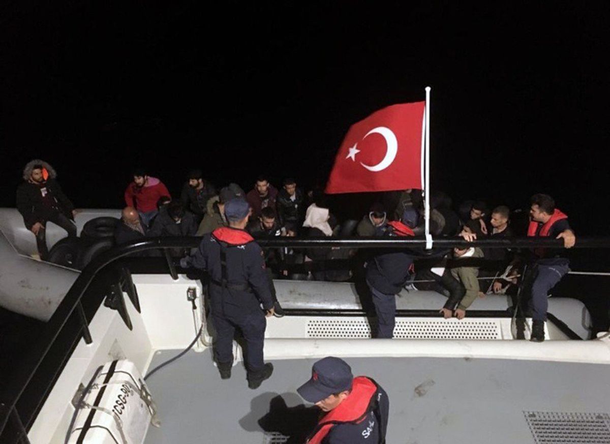 Muğla\'da 52 göçmen yakalandı