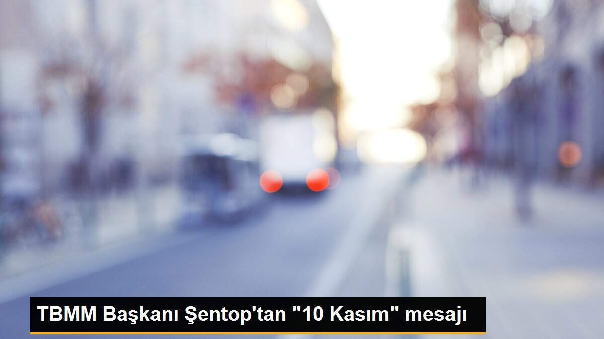 TBMM Başkanı Şentop\'tan "10 Kasım" mesajı