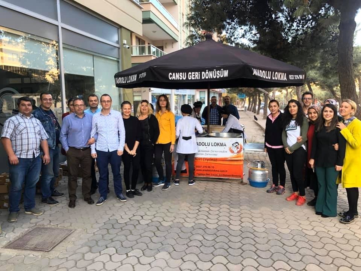 Zeytin hasatı için lokma hayrı