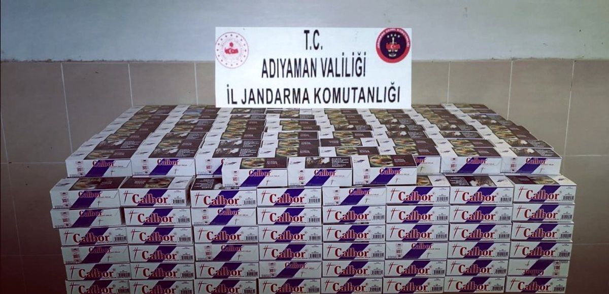 Bandrolsüz makaron ele geçirildi