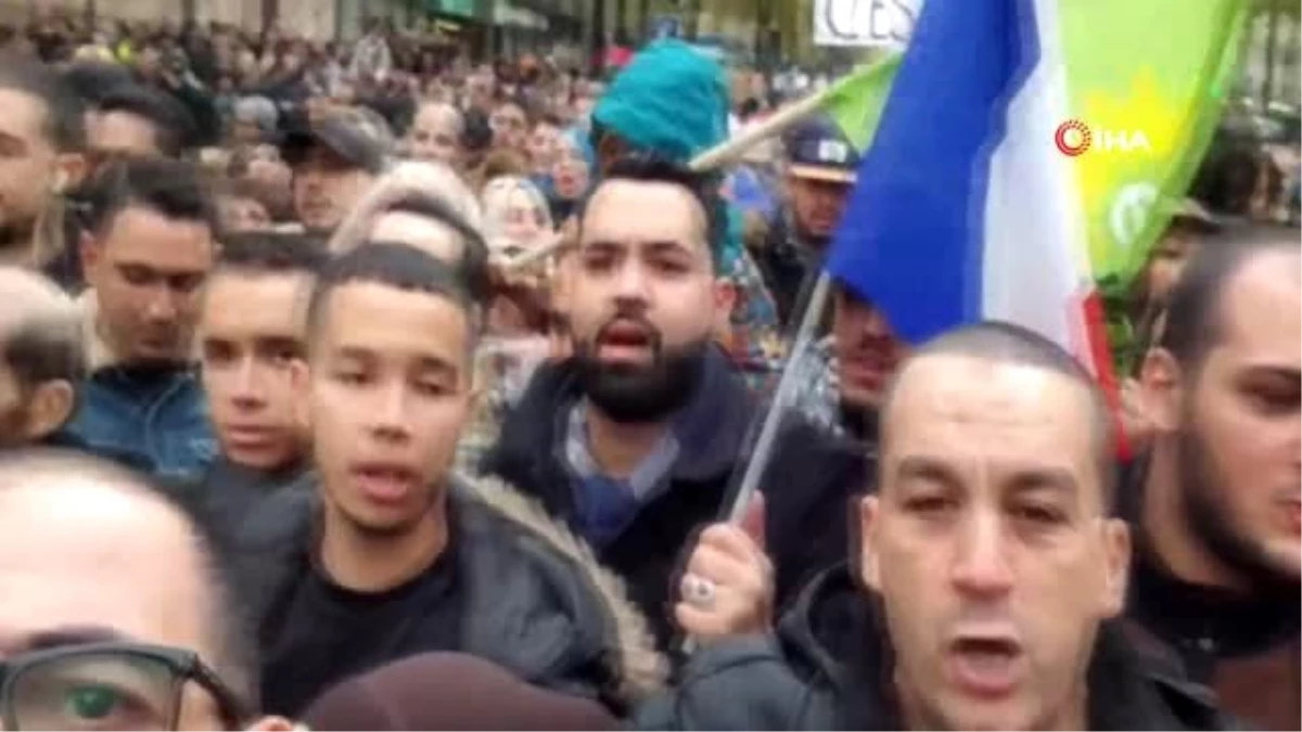 Fransa\'da on binlerce kişi İslam nefretine karşı yürüdü