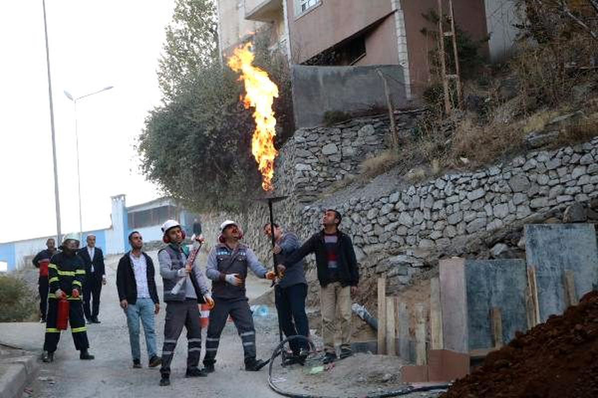 Hakkari, doğal gaza kavuştu