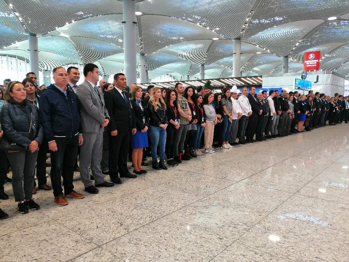 İstanbul Havalimanı\'nda hayat bir dakika durdu
