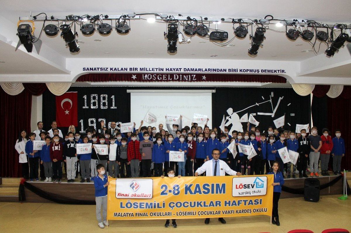 Özel Malatya Final Okullarından LÖSEV\'e destek
