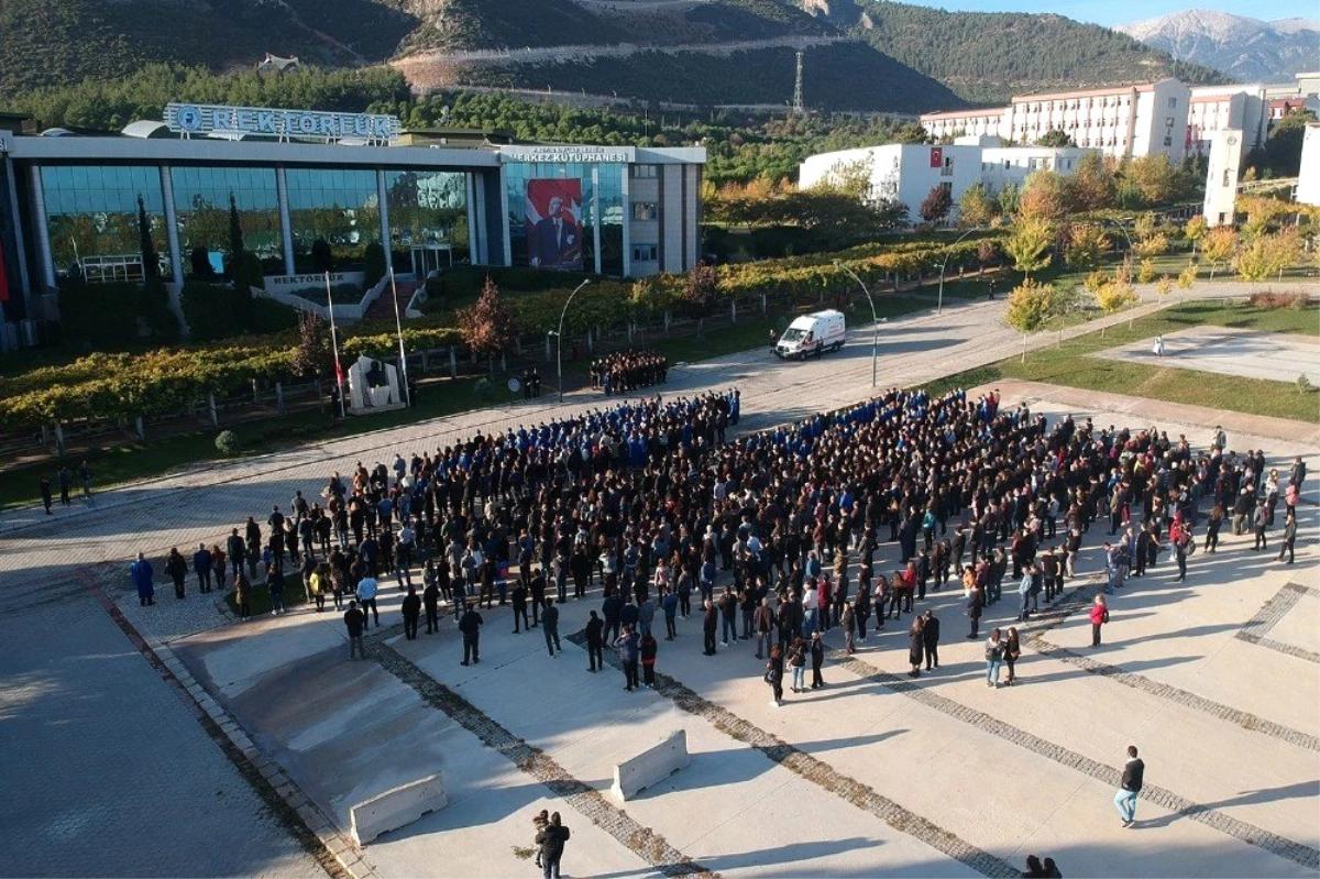 Pamukkale Üniversitesinde Atatürk\'ü Anma Töreni düzenlendi