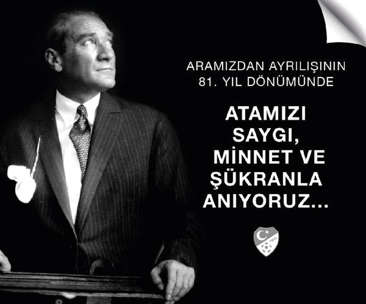 Spor camiasından 10 Kasım mesajları