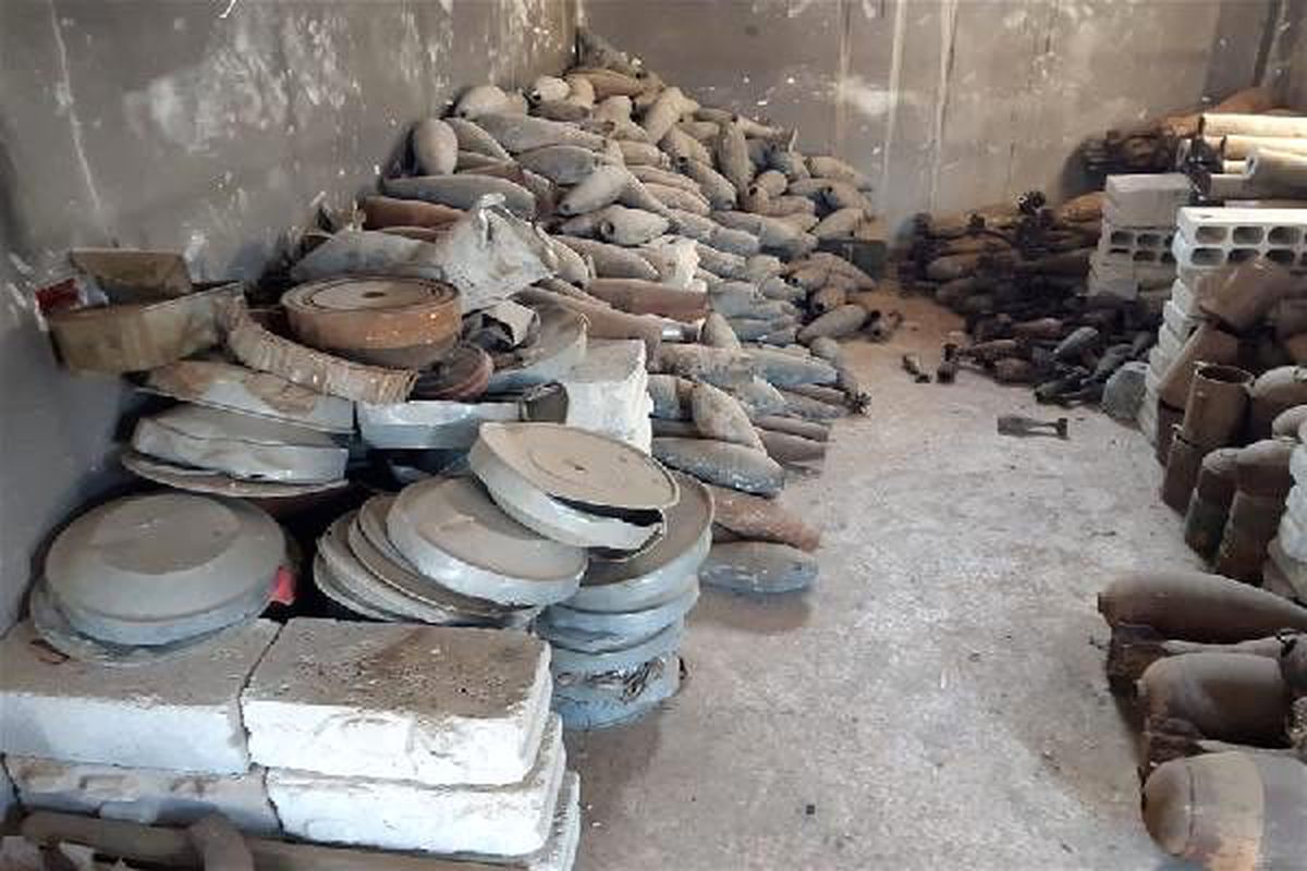 Tel Abyad\'da mayın eğitim ve depolama tesisi bulundu