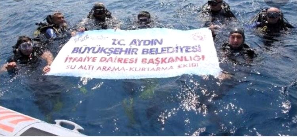 Aydın Büyükşehir İtfaiyesi denizde de hazır