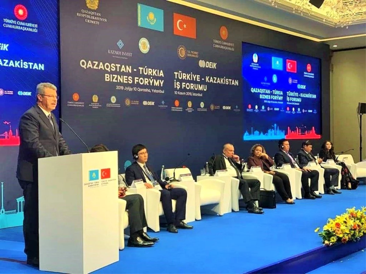 Başkan Akay, Kazakistan\'ın Bölgesel Yatırım İş Forumunda Konuştu