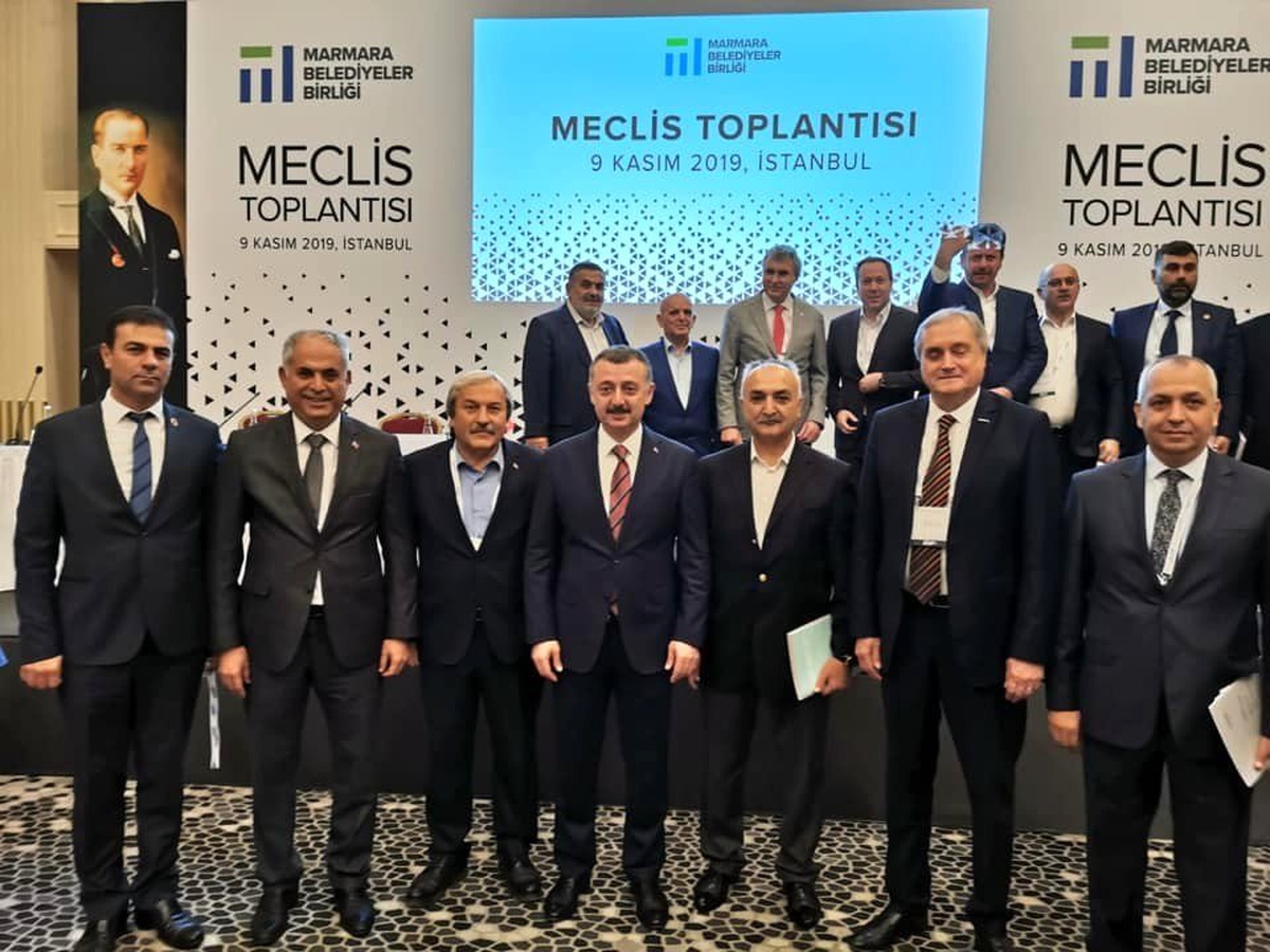 Belediye başkanları Marmara Belediyeler Birliği Toplantısına katıldı