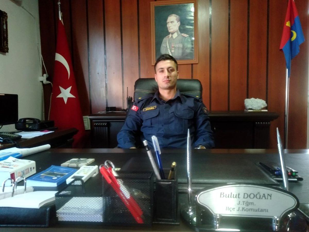 Bigadiç\'in yeni komutanı Teğmen Bulut Doğan göreve başladı