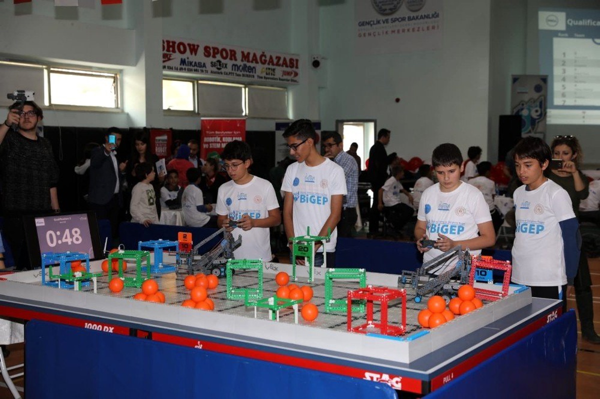BİGEP kapsamında robot turnuvası düzenlendi