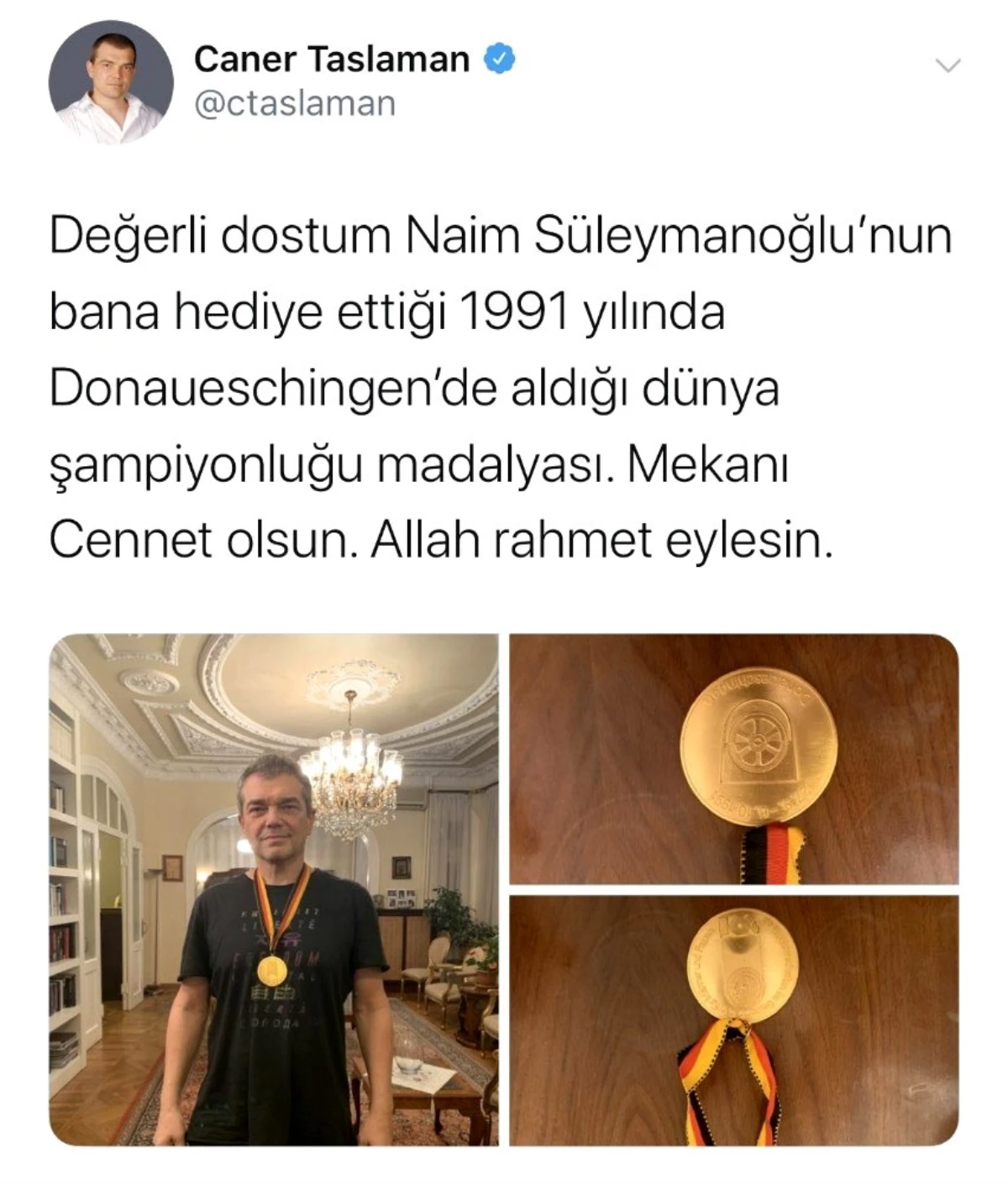 "Cep Herkülü"nün kayıp madalyalarından biri ortaya çıktı