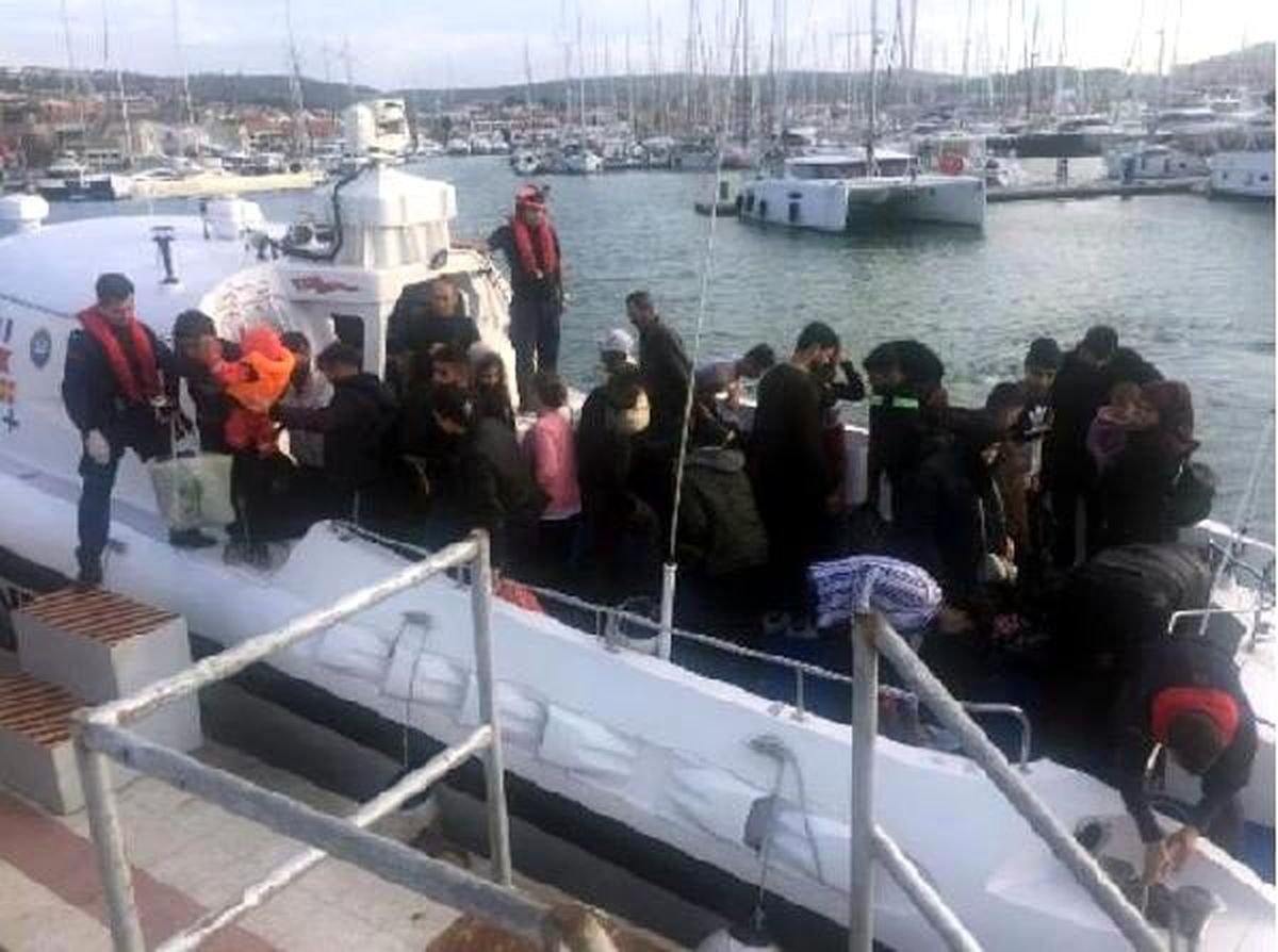 Çeşme\'de 2 günde 123 kaçak göçmen yakalandı