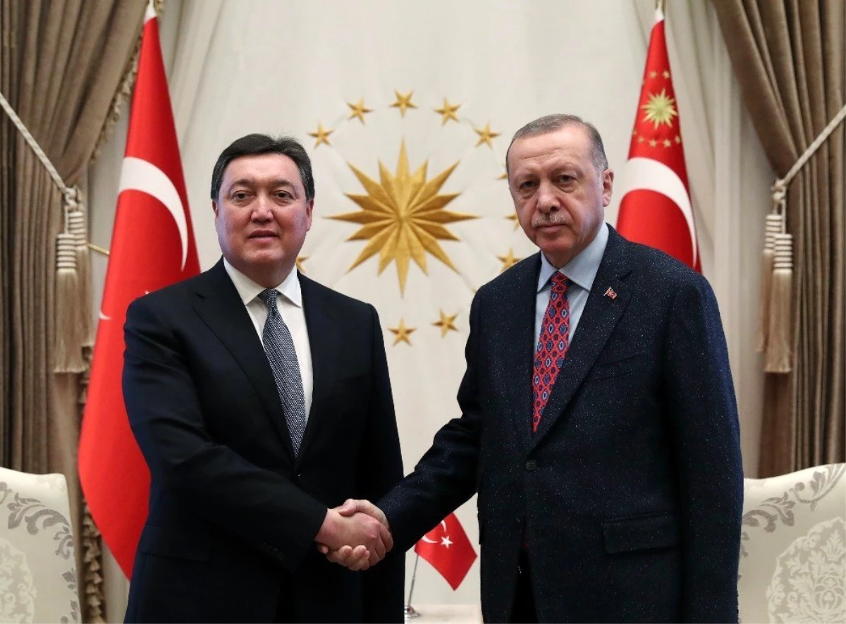 Cumhurbaşkanı Erdoğan, Kazakistan Başbakanı\'nı kabul etti