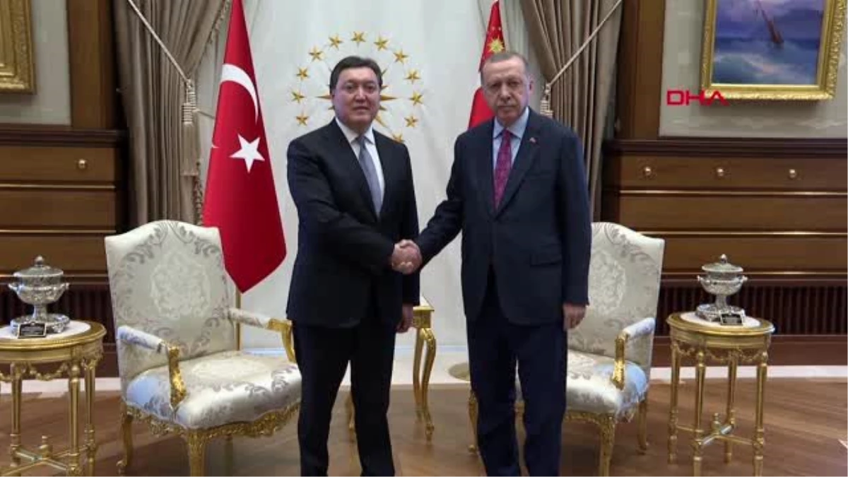 Erdoğan, kazakistan başbakanı mamin\'i kabul etti
