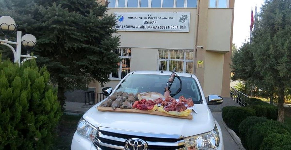 Erzincan\'da usulsüz avlanan 10 kişiye 43 bin 395 lira ceza kesildi