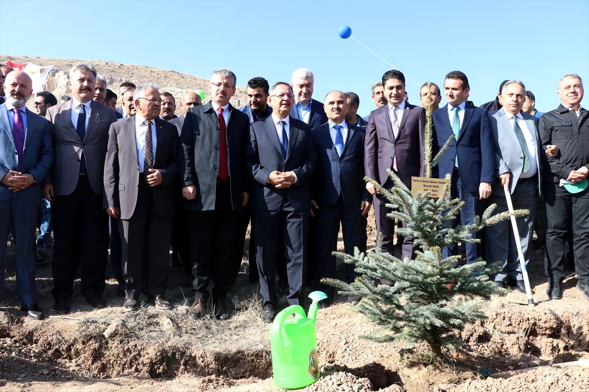 Kayseri\'de "11 Milyon Ağaç; Bugün Fidan, Yarın Nefes" Programı