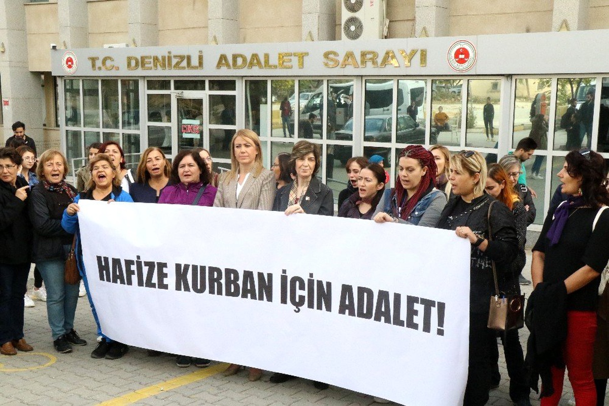 Kocası tarafından öldürülen Hafize Kurban için adalet istediler