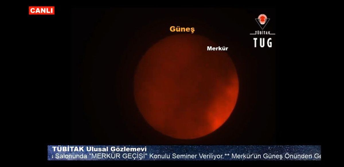 Merkür\'ün Güneş önünden geçişi başladı