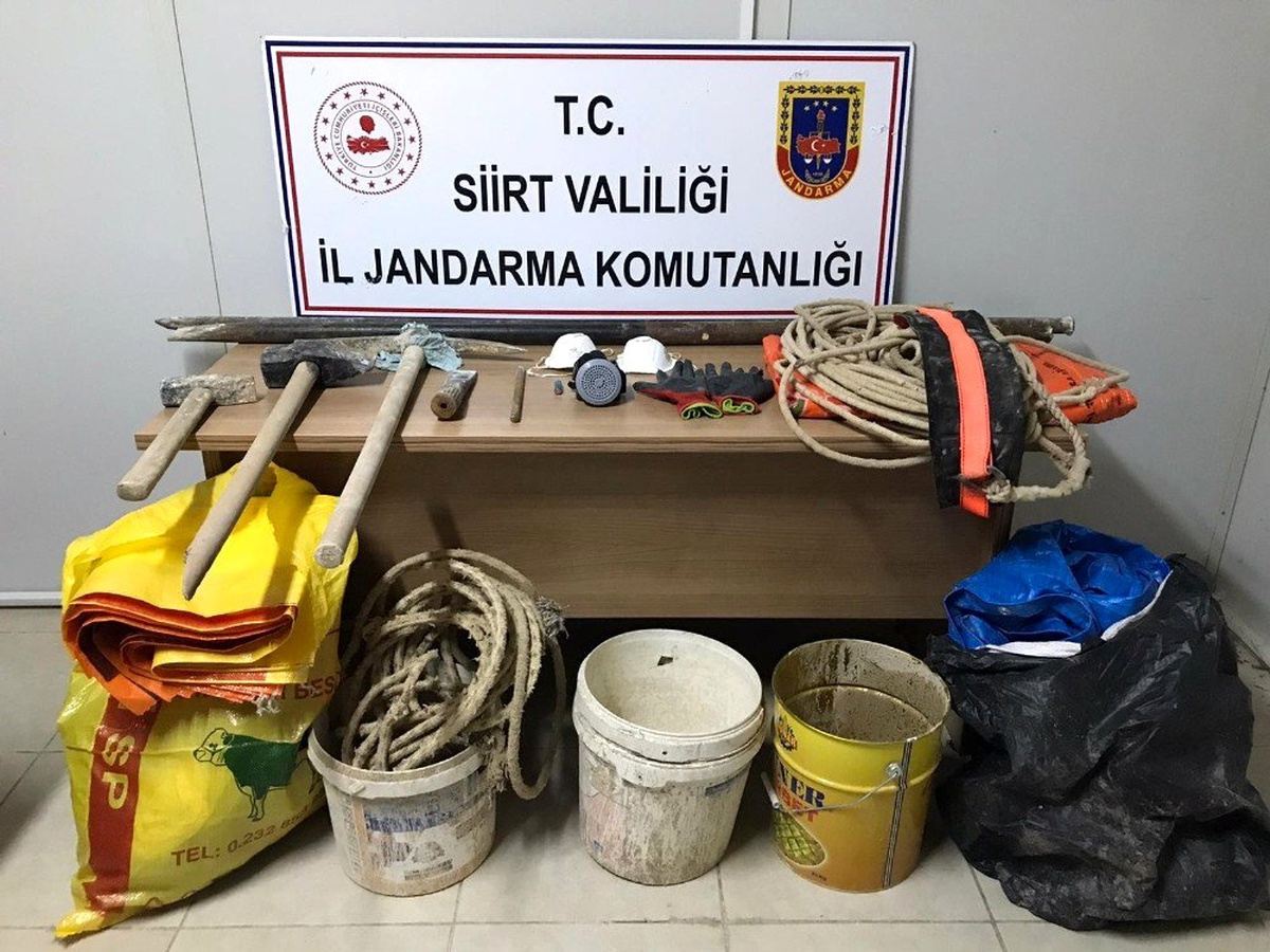 Siirt\'te \'Kral mezarlığında\' kazı yapan 6 kişi yakalandı