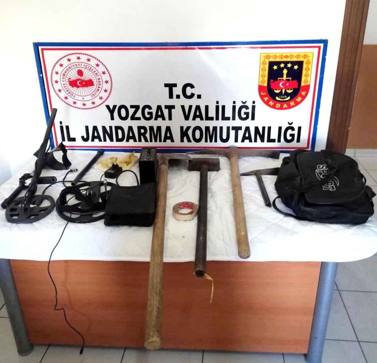Sorgun\'da kaçak kazı operasyonu