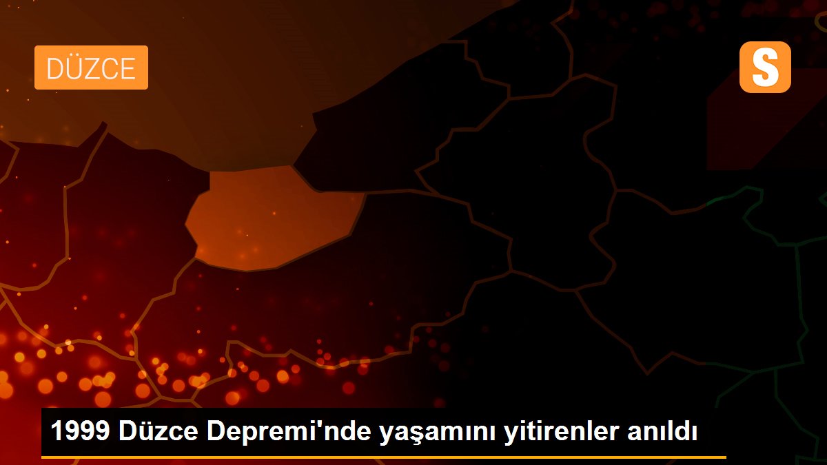 1999 Düzce Depremi\'nde yaşamını yitirenler anıldı