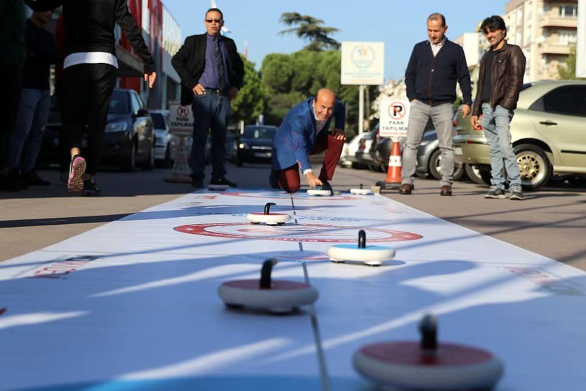 Aydın\'a floor curling heyecanı