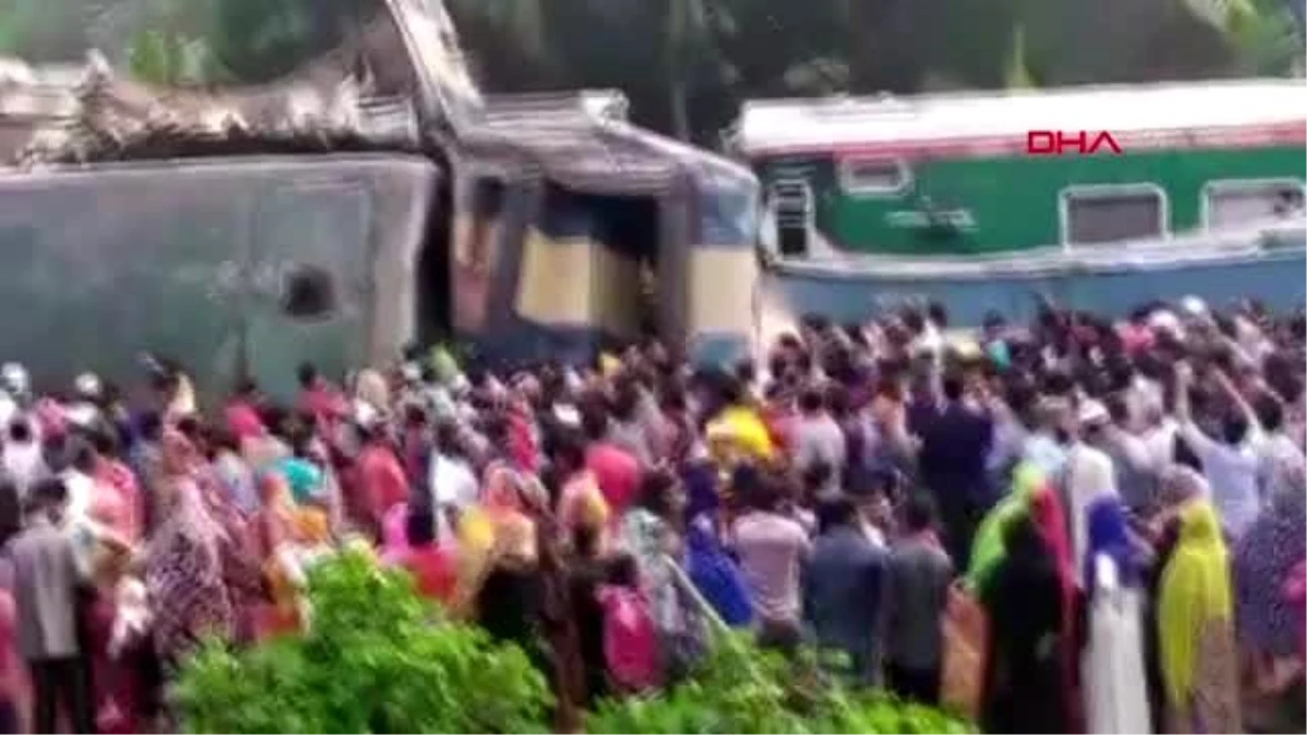 Bangladeş\'te tren kazası 15 ölü, 60\'tan fazla yaralı