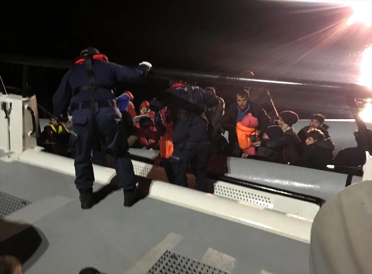 Çanakkale\'de 70 düzensiz göçmen yakalandı