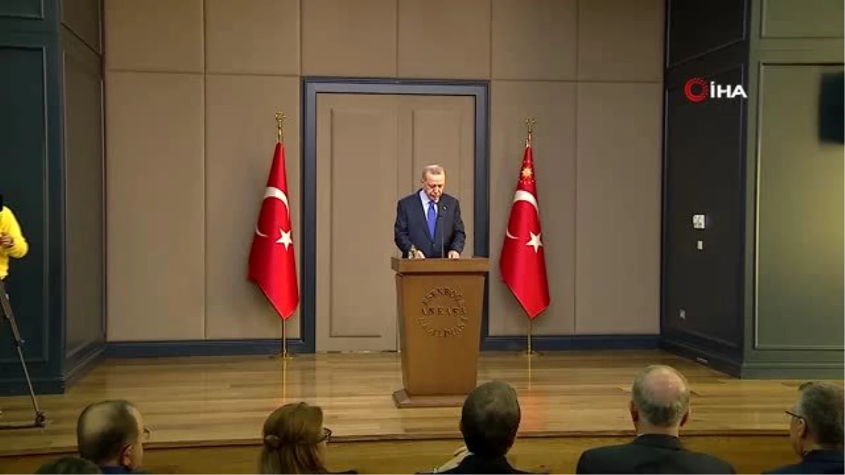 Cumhurbaşkanı Erdoğan: "Bugüne kadar biz düşündük bundan sonra da onlar düşünsün"