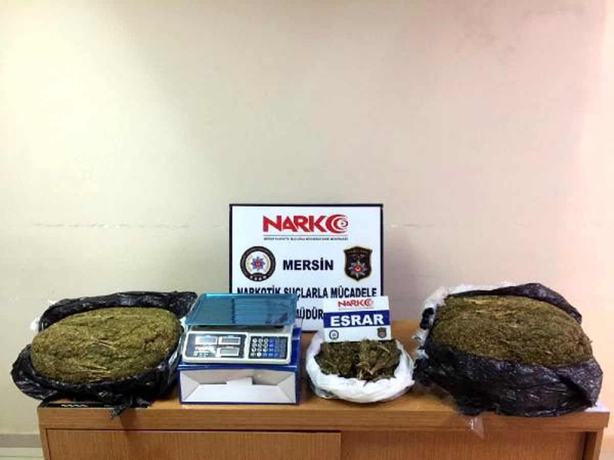 Evde 30 kilo esrar ele geçirildi