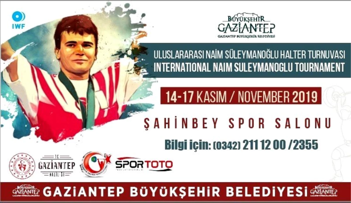 Gaziantep\'te Naim Süleymanoğlu Turnuvası düzenlenecek