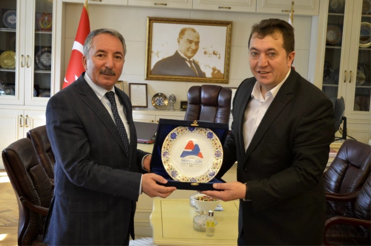 İHA Erzurum Bölge Müdürü Türkez, Ağrı\'da Çeşitli Ziyaretlerde Bulundu