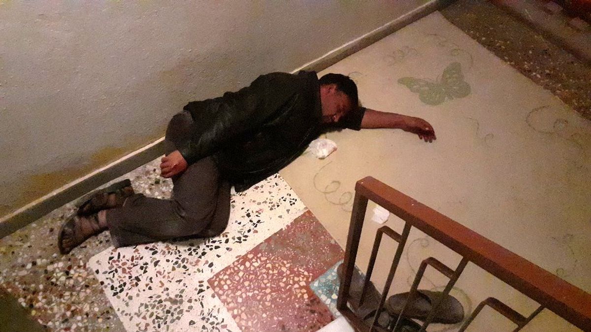 İnek hırsızı kanlar içerisinde yakalandı
