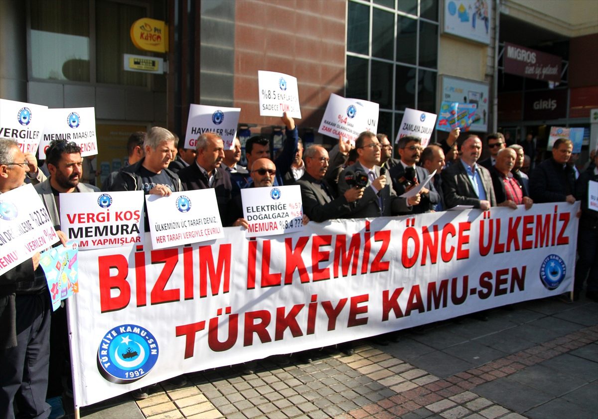 Kayseri\'de Kamu-Sen\'den bütçe tepkisi