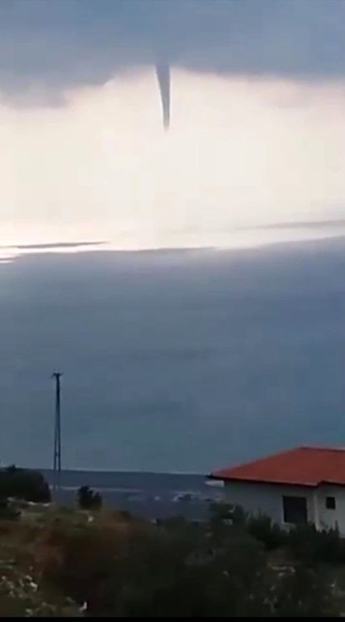 Samandağ\'da hortum korkuttu