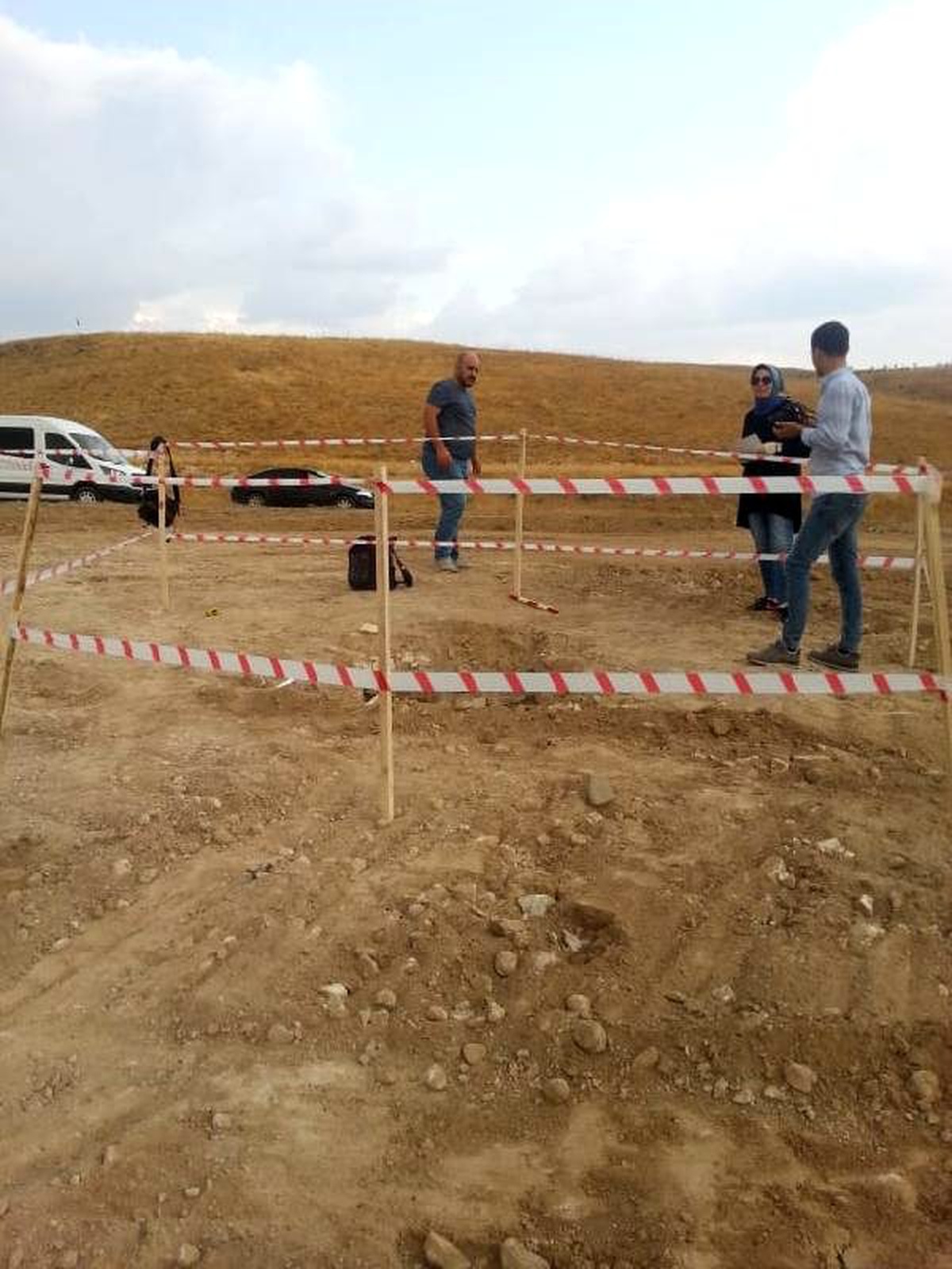 Üniversite kampüsünde mezar odası ve 4 iskelet bulundu